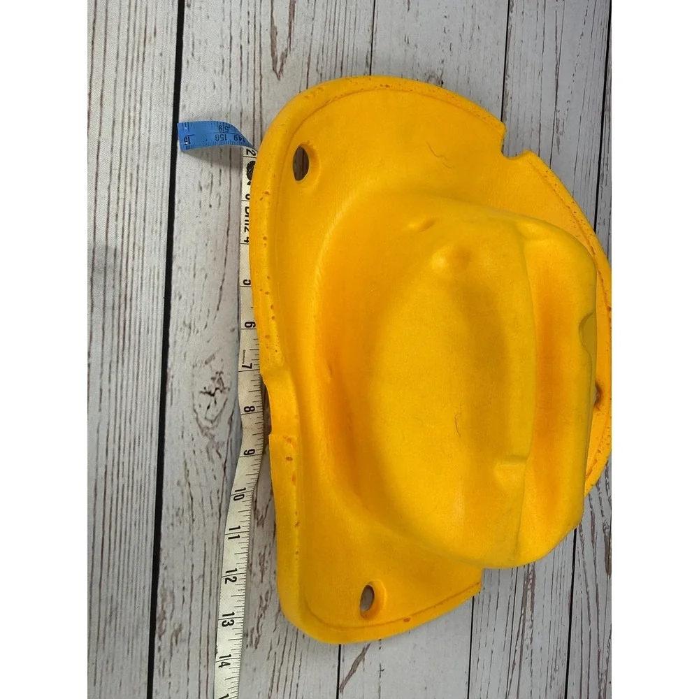 Vintage CHEESEHEAD Cowboy Hat Foam Green Bay Packers Fan Souvenir Collectible